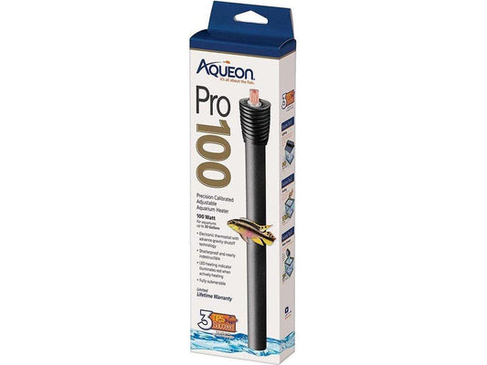 Aqueon Adjustable PRO Aquarium Heater, Up To 40 gal, 100W Filter & Accessories Aqueon