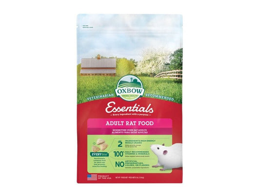 Oxbow Animal Health Essentials Adult Rat Food 1ea/3 lb