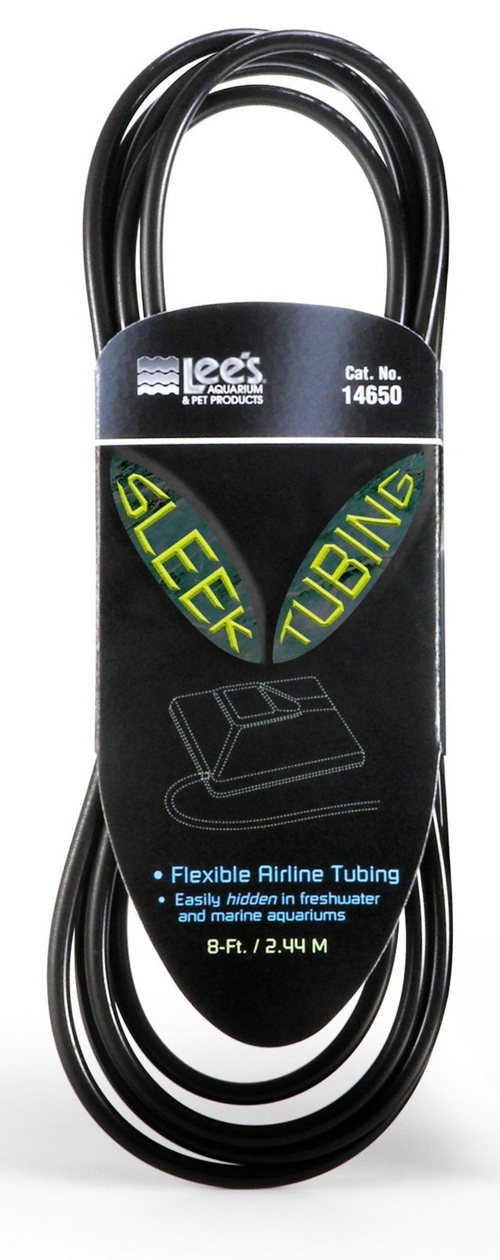 Lee's Sleek Flex Sleeve Tubing Black 3/16 In X 8 ft