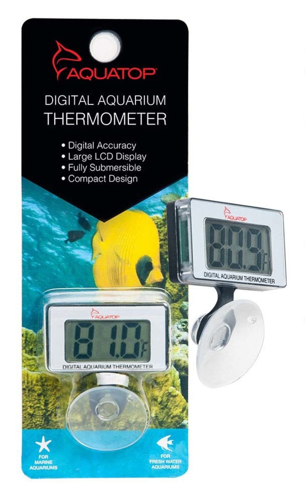 Aquatop Submersible Digital Aquarium Thermometer Water Testing Aquatop