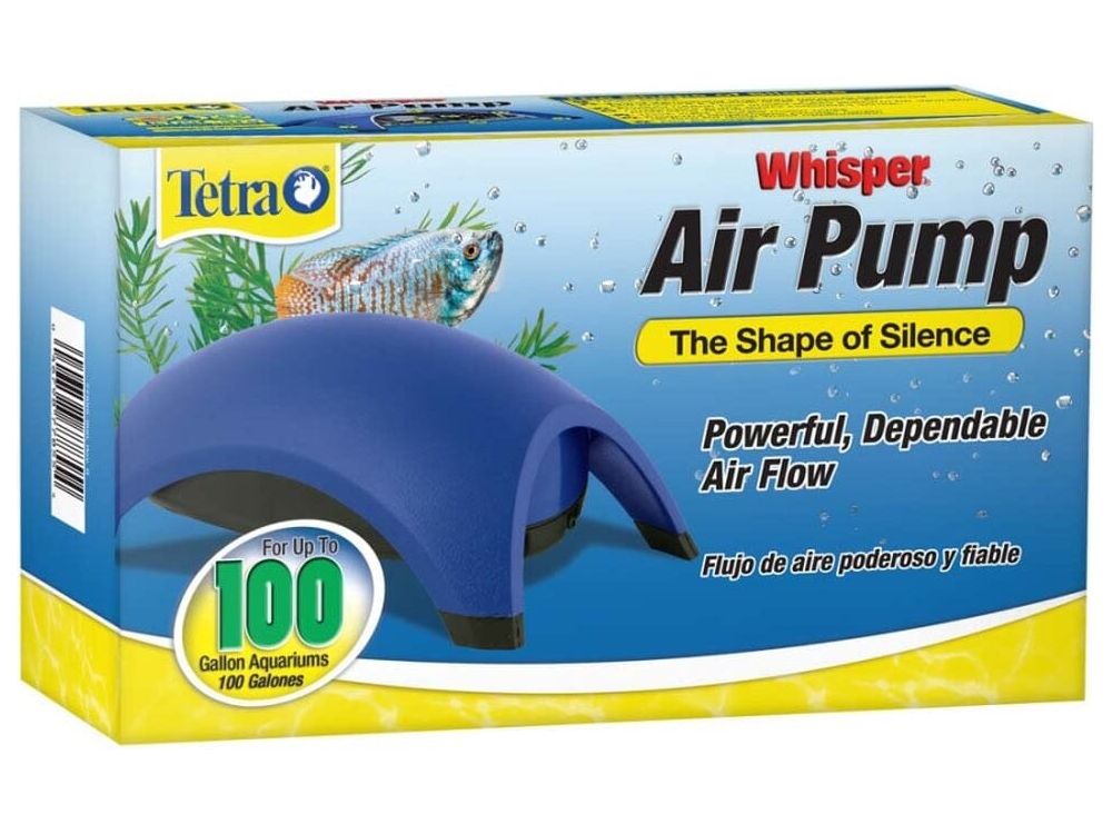 Tetra Whisper Aquarium Non-UL Air Pump Blue, 1ea/100 gal Tetra