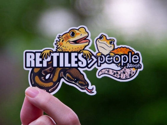 Reptiles > People Sticker Sticker Dubia.com 