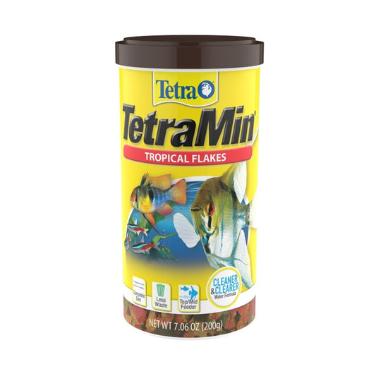 Tetra TetraMin Tropical Flakes Fish Food 1ea/7.06 oz Aquatic Diet Tetra