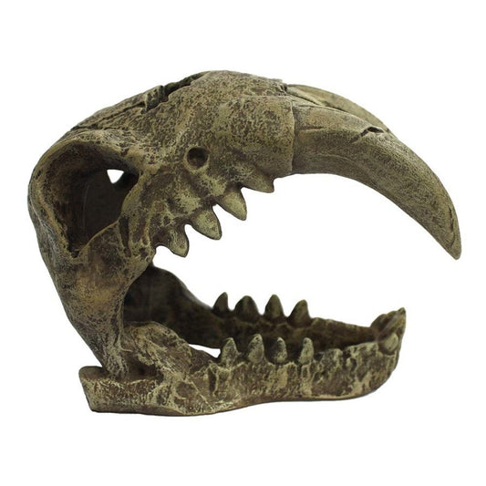 Komodo Larger Saber Tooth Reptile Hideout Gray LG Komodo