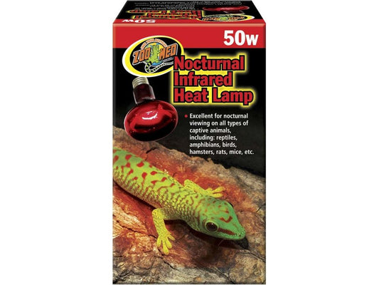 Zoo Med Nocturnal Infrared Heat Lamp 1ea/50 W Zoo Med
