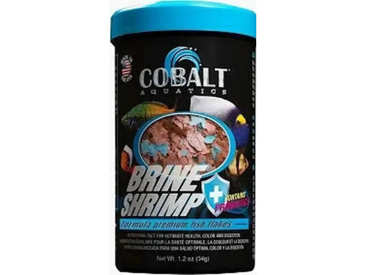 Brine Shrimp Flake 1.2oz Cobalt Aquatics 