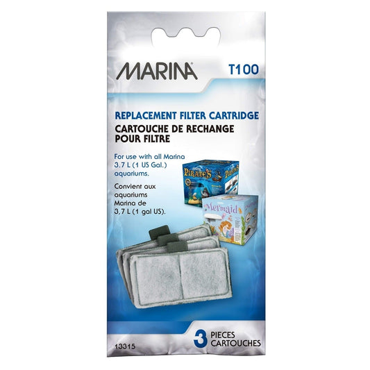 Marina Top Filter Repl Cartridge, 3pk Fish Supplies Marina