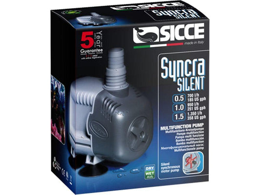 Sicce SYNCRA SILENT 1.0 Pump - 251 GPH 1ea Animals & Pet Supplies > Pet Supplies > Fish Supplies SICCE