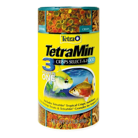 Tetra TetraMin 3-In-1 Select-A-Food 2.4oz Animals & Pet Supplies > Pet Supplies > Fish Supplies Tetra