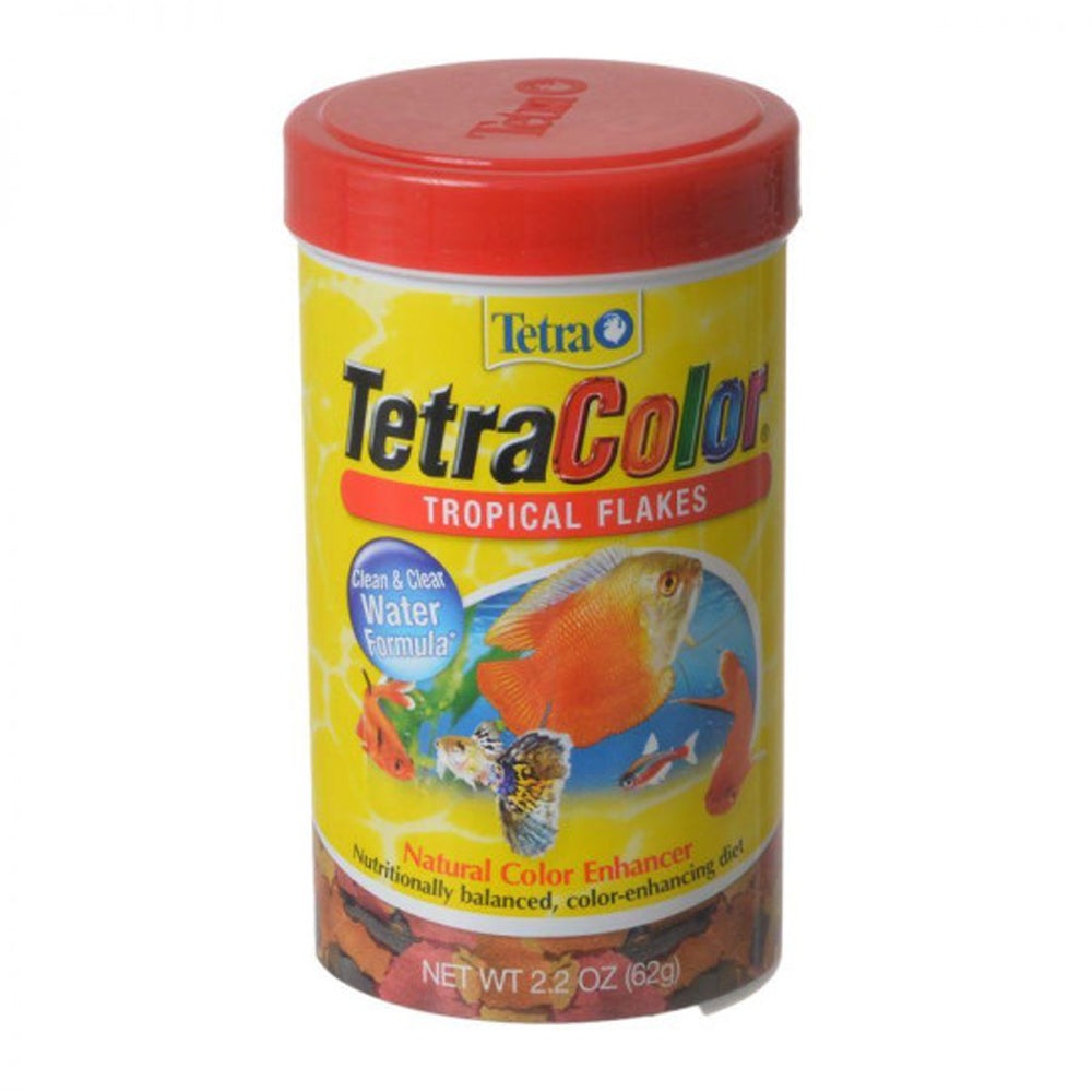 Tetra TetraColor Tropical Flakes 2.2oz Fish Supplies Tetra