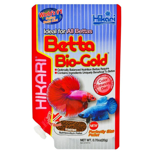 Hikari Betta BioGold Pellets Fish Food 0.7 oz Aquatic Diet Hikari 