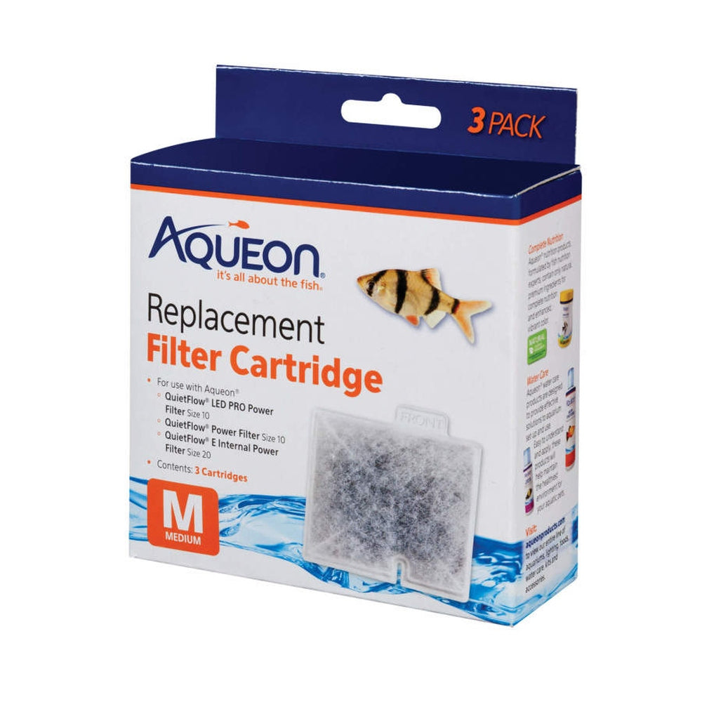 Aqueon Replacement Filter Cartridges, Medium - 3 pk Filter & Accessories Aqueon