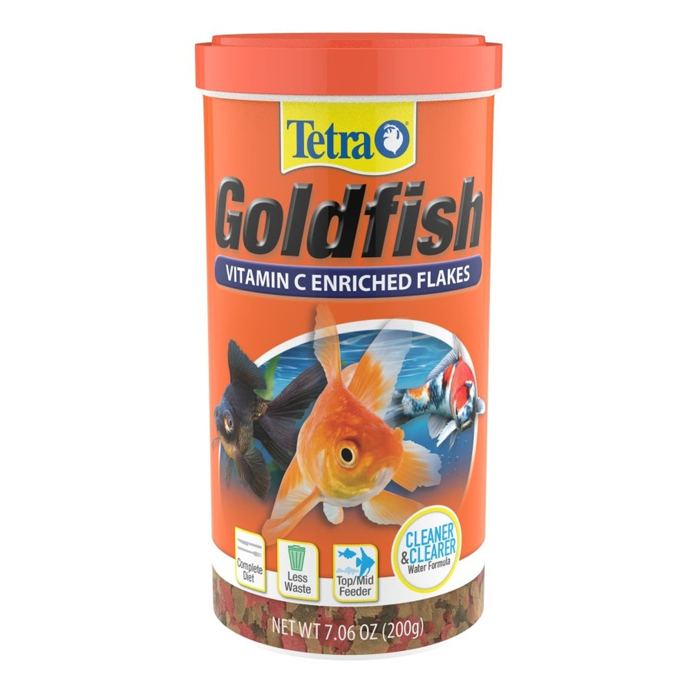 Tetra TetraFin Goldfish Flakes Fish Food 1ea/7.06 oz Aquatic Diet Tetra