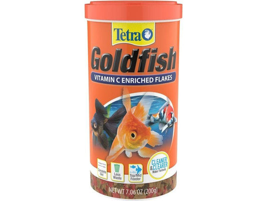 Tetra TetraFin Goldfish Flakes Fish Food 1ea/7.06 oz Aquatic Diet Tetra