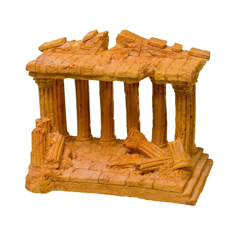 Blue Ribbon Pet Products Exotic Environments Temple Ruins Aquarium Ornament Terra Cotta 1ea/4.5 in Animals & Pet Supplies > Pet Supplies > Fish Supplies Blue Ribbon 