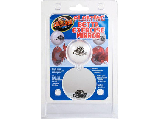 Zoo Med Floating Betta Exercise Mirror Aquarium Ornament Aquatic Decor Zoo Med Aquatic