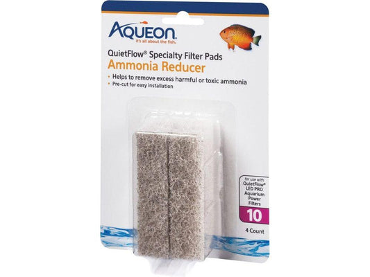 Quiet Flow Specialty Filter Pads Ammonia Reducer 10 gal, 4ct Animals & Pet Supplies > Pet Supplies > Fish Supplies Aqueon