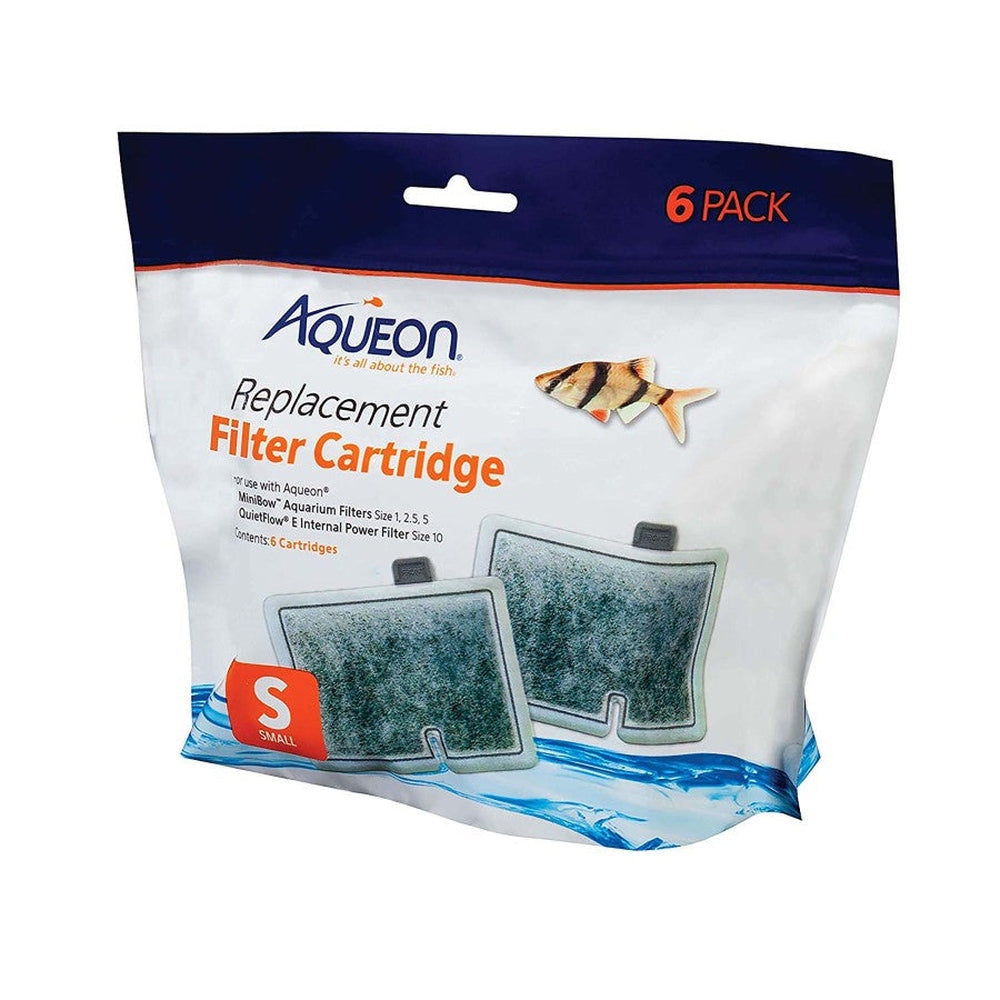 Aqueon Replacement Filter Cartridges, Small - 6pk Filter & Accessories Aqueon