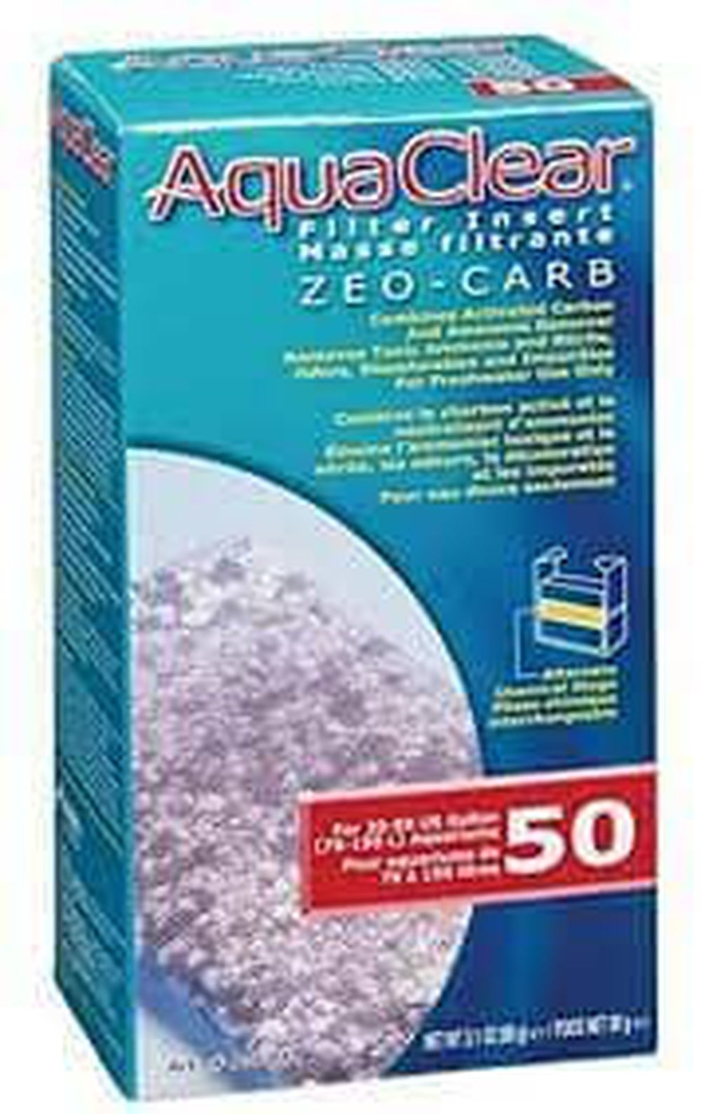 AquaClear Filter Insert Zeo-Carb 50gal fish supplies AquaClear