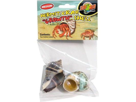 Zoo Med Hermit Crab Growth Shell Assorted, 1ea/MD, 2 pk Zoo Med Aquatic 