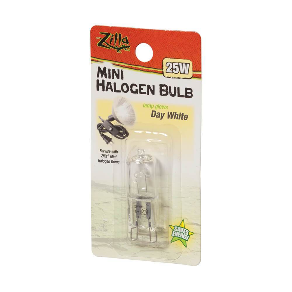 Zilla Day White Mini Halogen Bulb, 25w - Dubia.com