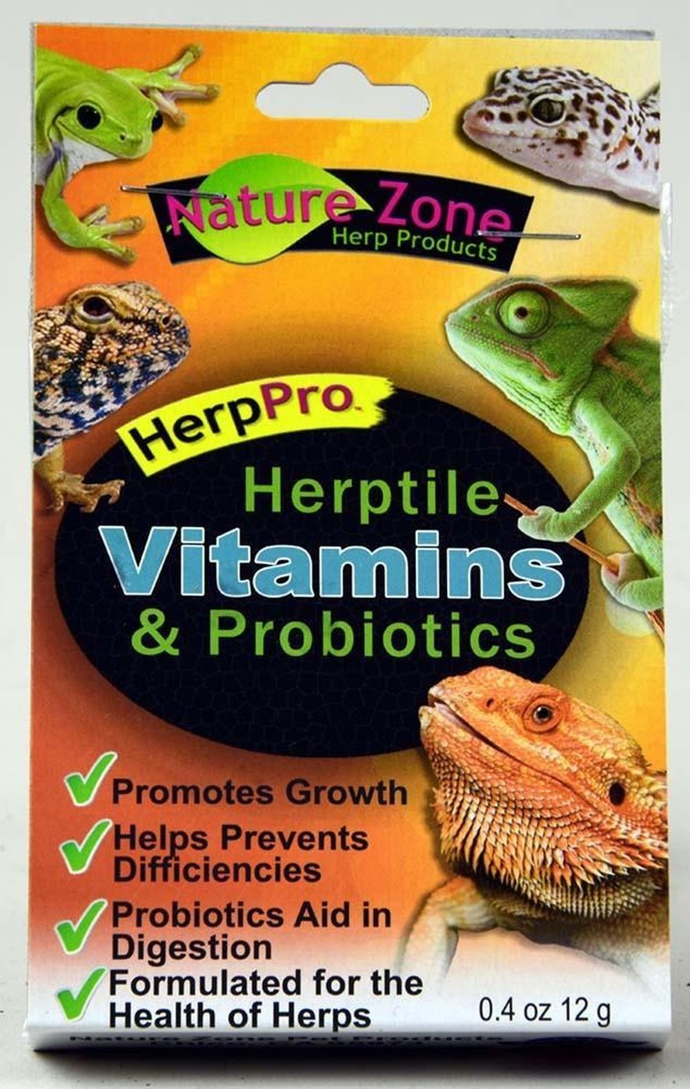 Nature Zone Herptile Vitamins and Probiotics, 0.4 oz