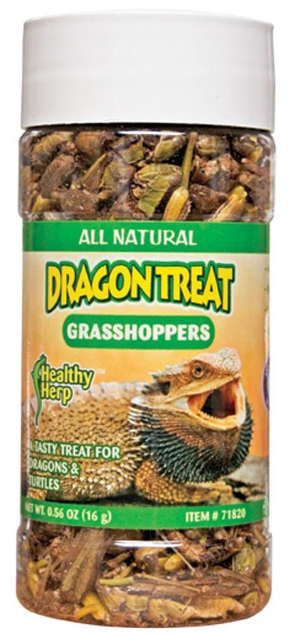 Healthy Herp Dragon Treat Grasshoppers, 0.56oz
