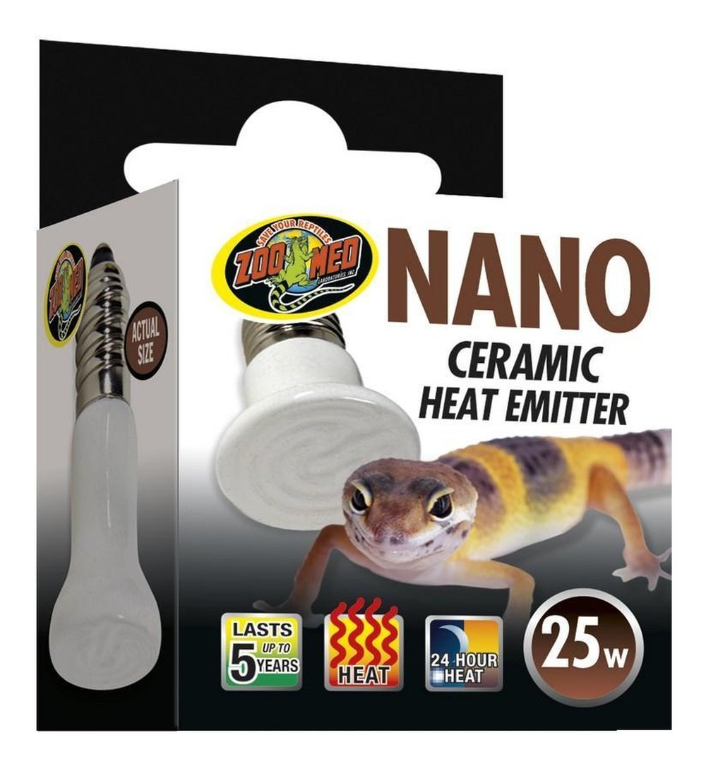 Zoo Med Nano Ceramic Heat Emitter, 25w - Dubia.com