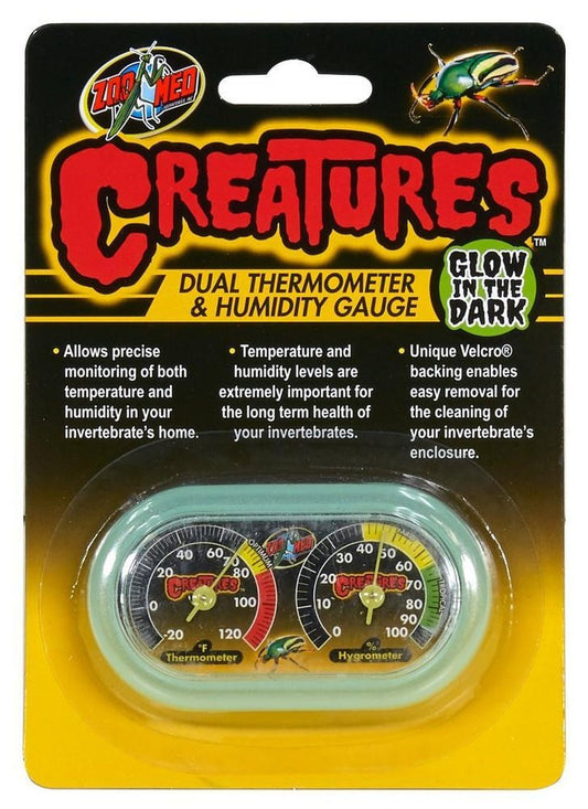 Zoo Med Creatures™ Dual Thermometer & Humidity Gauge