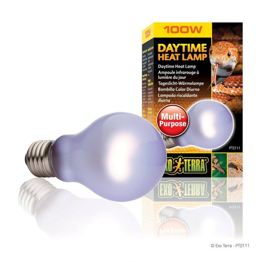 Exo Terra Daytime Heat Lamp, 100w (A19) - Dubia.com