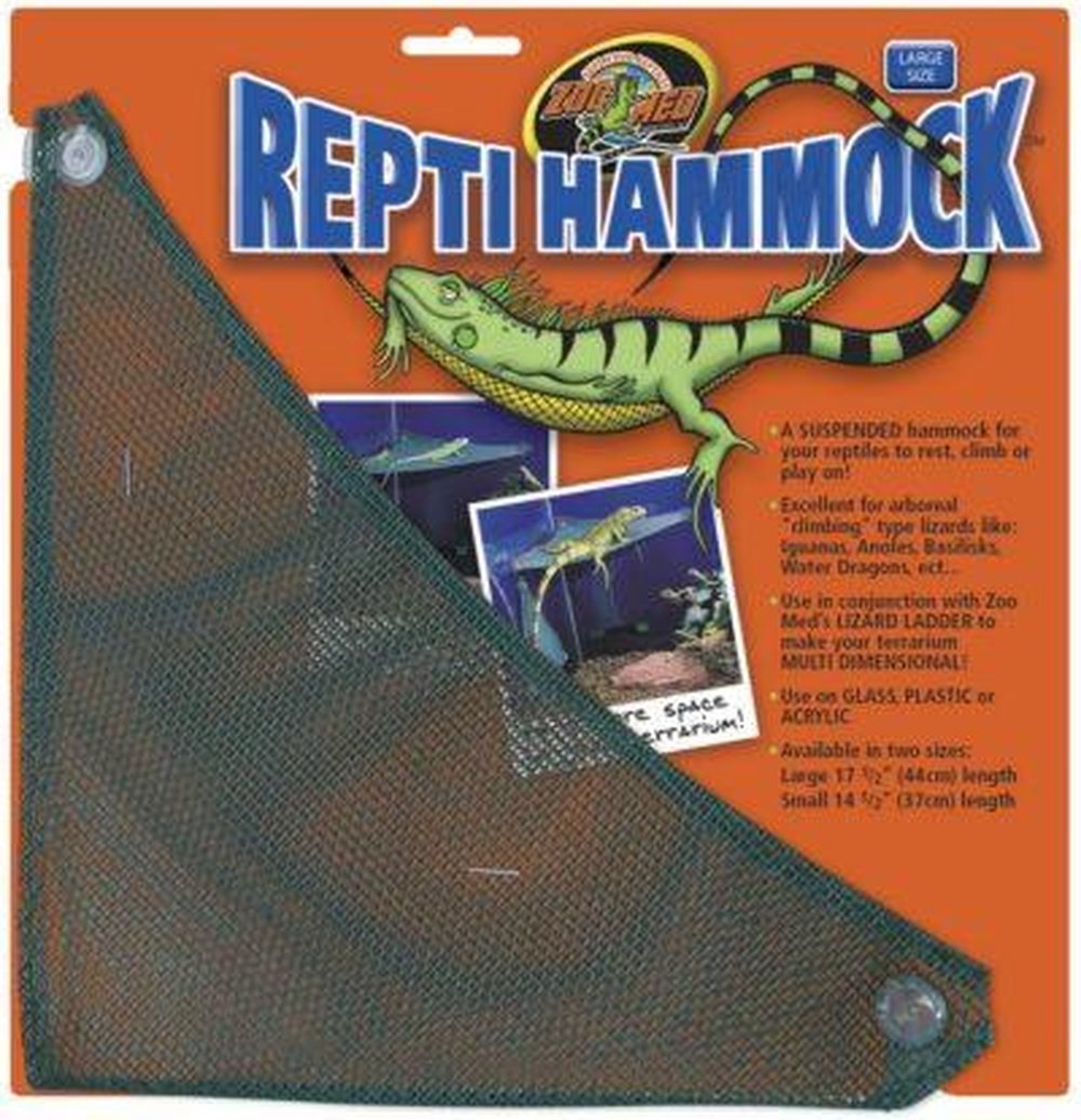Give your pet a comfy spot to hang out with the Zoo Med Reptile Hammock, available at Reptile Supply!