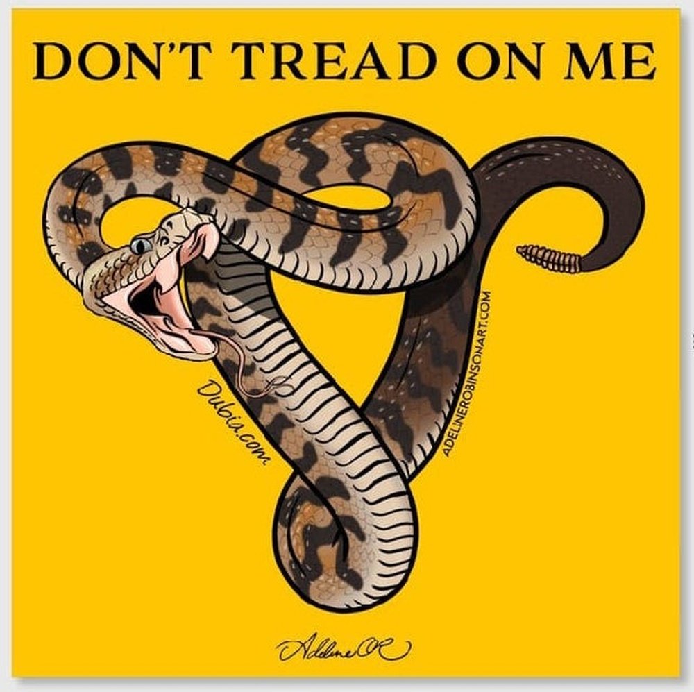 Don't Tread On Me Sticker FREE SHIPPING